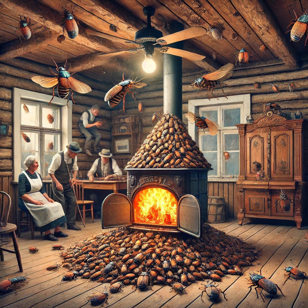 Mit Maikäfern heizen